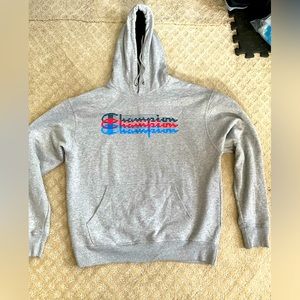 Grey Warm Champion Hoodie